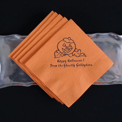 Personalized Halloween Napkins